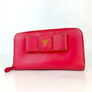 COPY- Prada Pink Saffiano Flap Long 1500$ Wallet